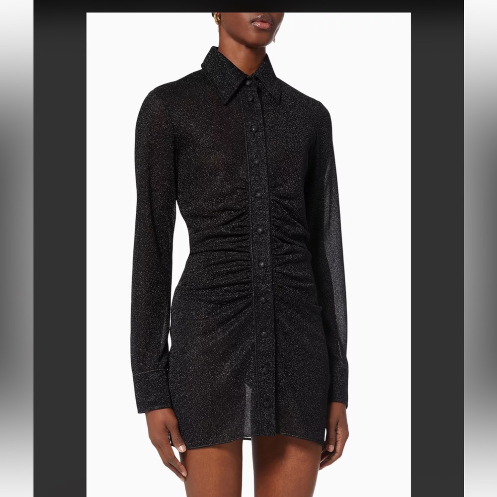Oseree lumiere black dress